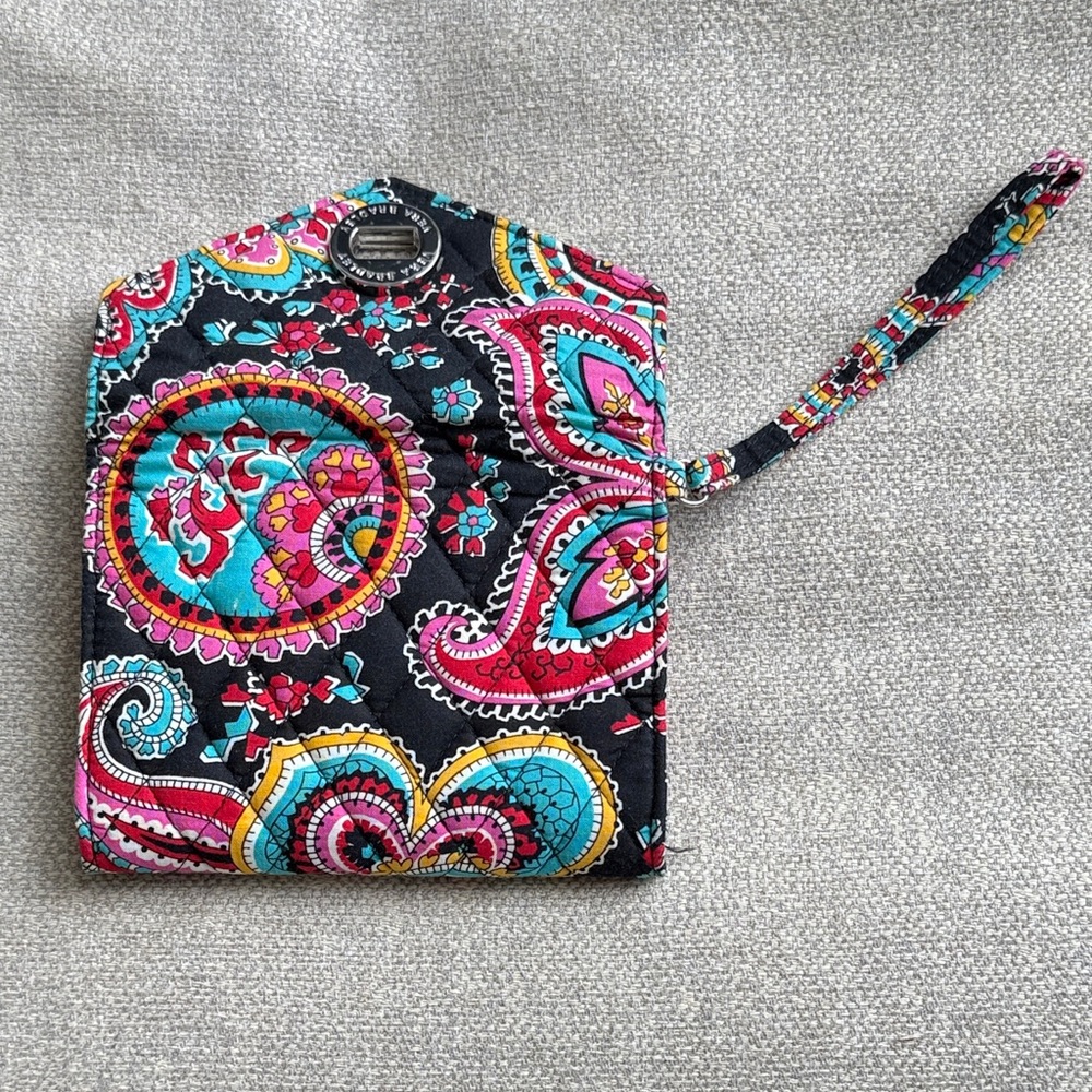 Vera Bradley Colorful Paisley Wristlet - Picture 6 of 6